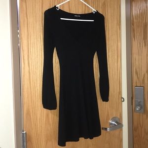 Long Sleeve Black Dress